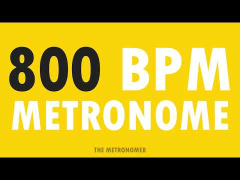 800 BPM Metronome | 15 Minute Metronome Practice