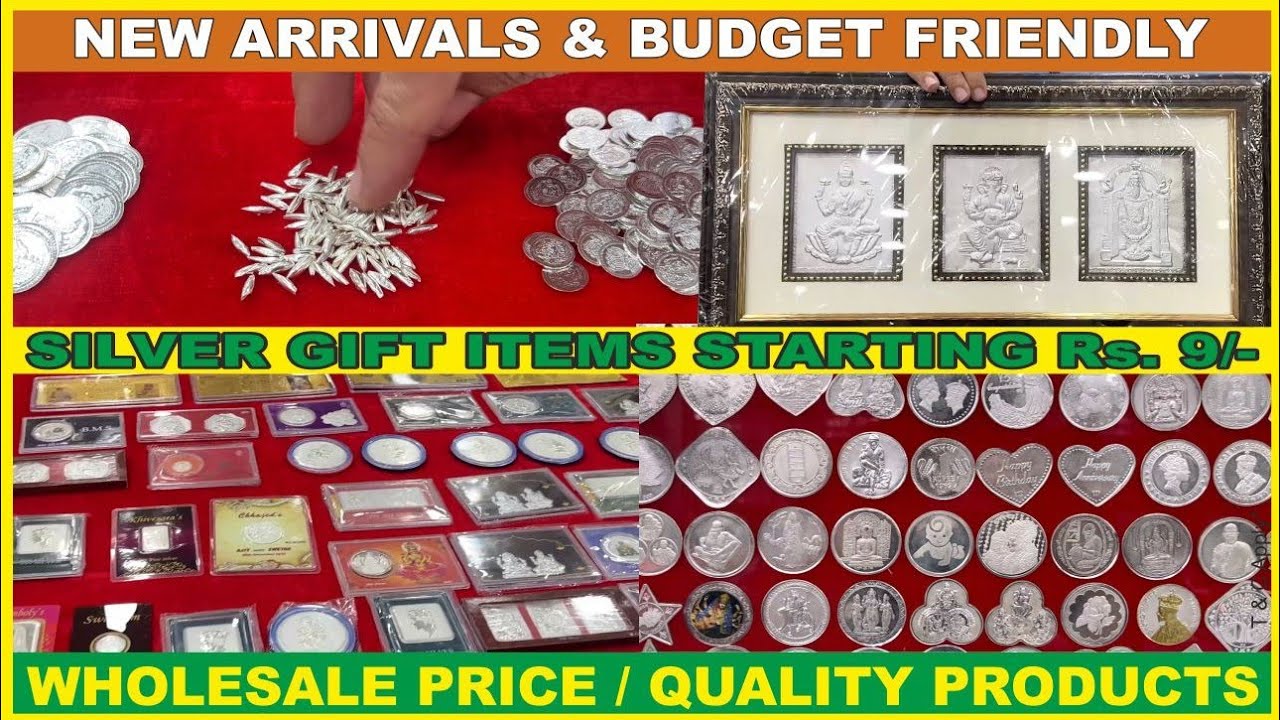 Starting Rs 9/- Silver Gift Items ✨ | Super New Variety | Wholesale Silver Shop | Handmade 👌