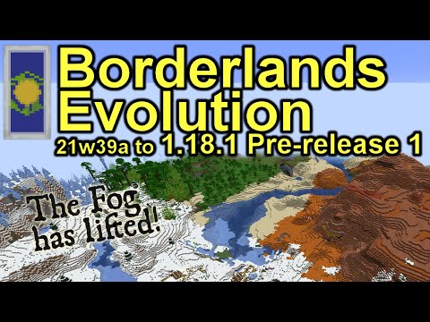 Minecraft 1.18 Old World Conversion Evolution 21w39a-1.18.1 Pre-release 1 | Snow + Badlands + Jungle