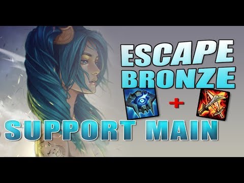Get out of Bronze/Silver as Support Main, climbing to Platinum [LOL S7] - Unleash The Monkey (UTM)