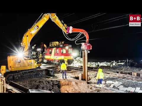 ÖBB Unterführung Leisach Spundwand