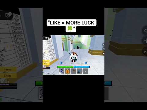 Blox Fruits Luck Roll 🍀 INSANE Spin! | Roblox Shorts
