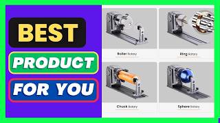 Algolaser Rotary Chuck For Laser Engraver Y-axis Rotary Module 180°