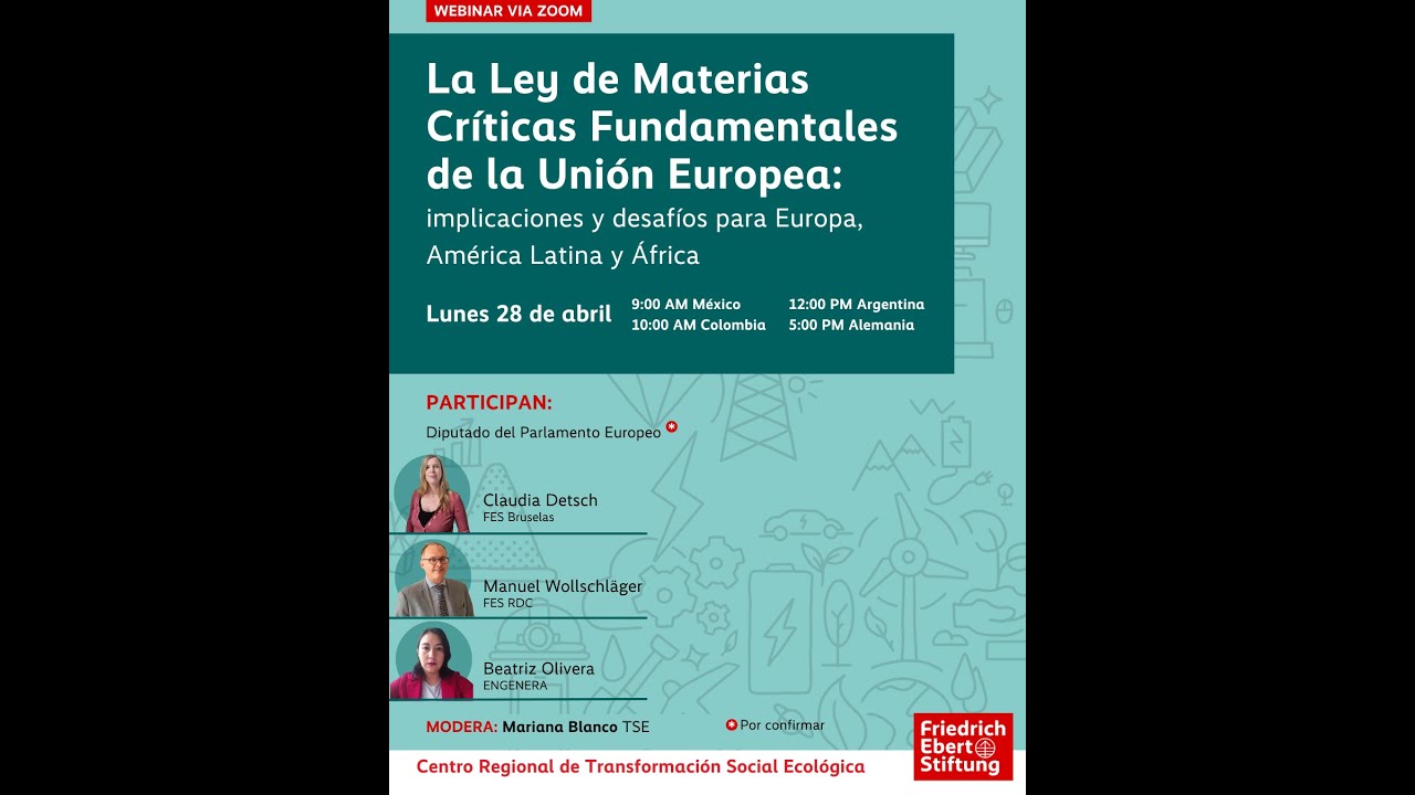 Presentación: Ley de materias críticas fundamentales de la UE y sus implicaciones