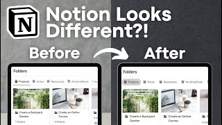Notion's New UI Design Update?! | What's changed, tips, and more (June 2025)