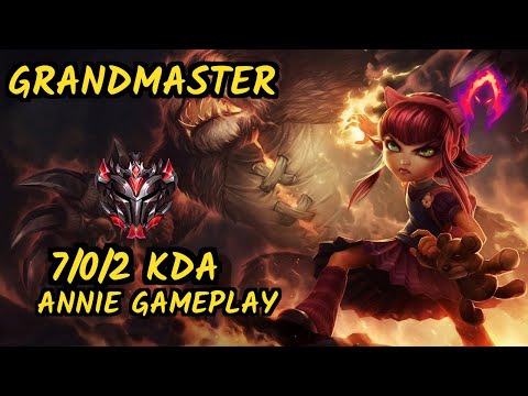 Annie Bot (ANNIE) vs LISSANDRA - 7/0/2 KDA MID GAMEPLAY - NA Ranked GRANDMASTER