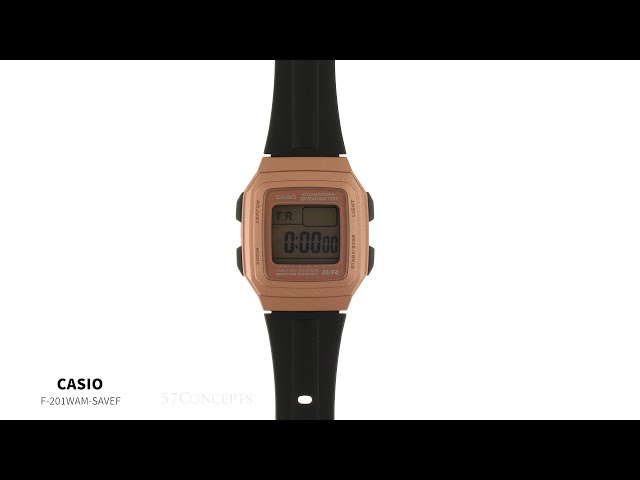 Casio F 201WAM 5AVEF Zegarek Casio VINTAGE Oldschool Zegarek ⌚ męski CASIO Sport F 201WAM 5AVEF zegarki