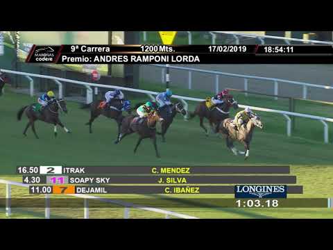 17/02/2019 – Hipodromo Maroñas – Carr 9 – ANDRES RAMPONI LORDA
