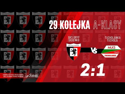 Skrót meczu Gryf Sicienko - Tucholanka Tuchola 2:1