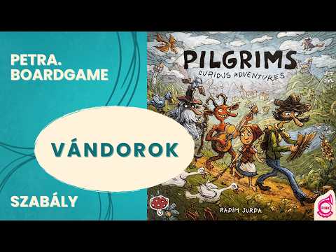 Vándorok (Pilgrims) szabálymagyarázó - Petra.Boardgame - Játékszabály videók