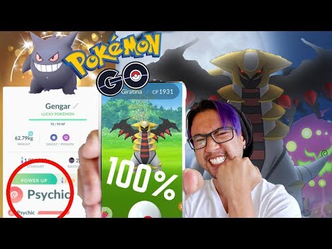UNBELIEVABLE GIRATINA CATCH! GENGAR DAY! POKEMON GO HALLOWEEN EVENT (2018)