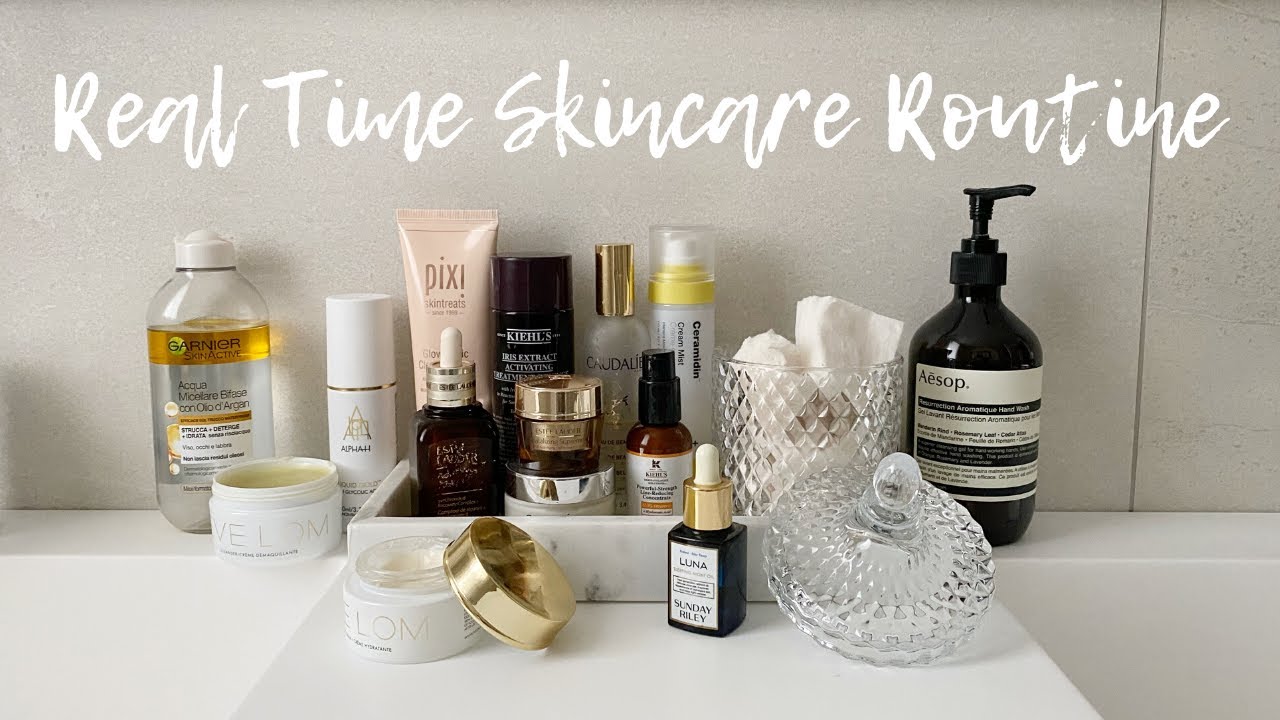 REAL TIME SKINCARE ROUTINE | MATTINA e SERA | Quanto tempo ci metto davvero | My Beauty Fair