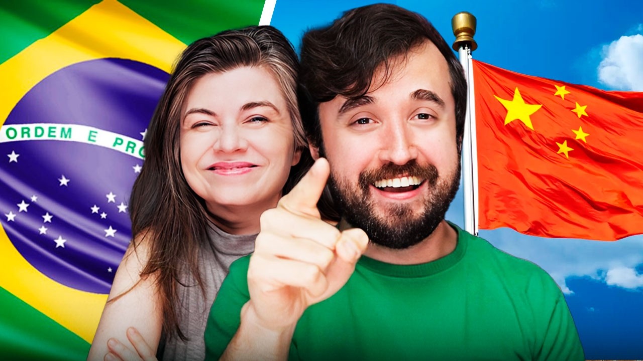 CHINESES REAGINDO AO BRASIL