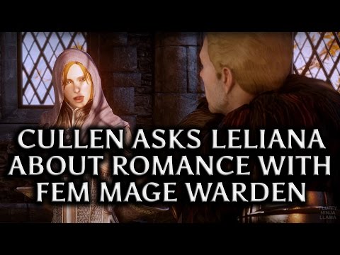 Dragon Age: Inquisition - Cullen asks Leliana about her romance with fem mage Warden