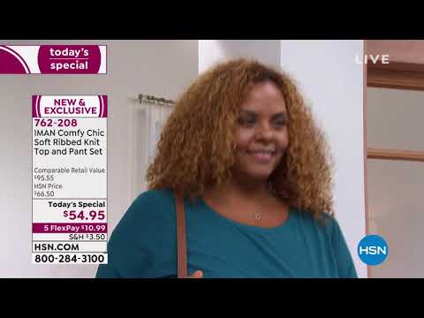 HSN | IMAN Global Chic Fashions 13th Anniversary - Fall Fashion Event 09.19.2021 - 01 AM