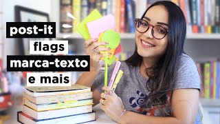 COMO EU MARCO OS MEUS LIVROS (post-its, flags, marca-textos, etc) ✍🏼 | Ju Cirqueira