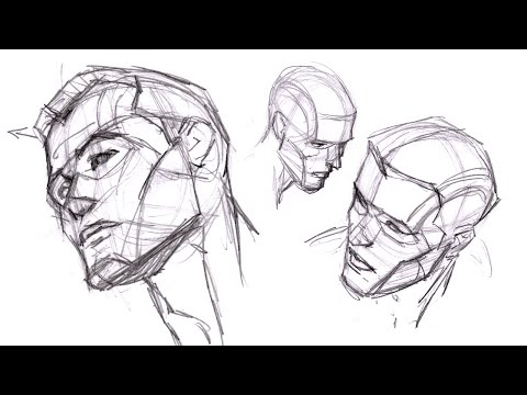 How To Draw Heads Using The Loomis Method