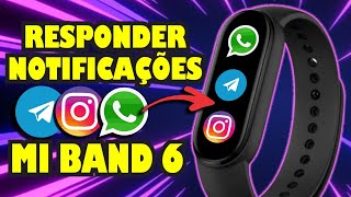 mi band 5 notificação whatsapp