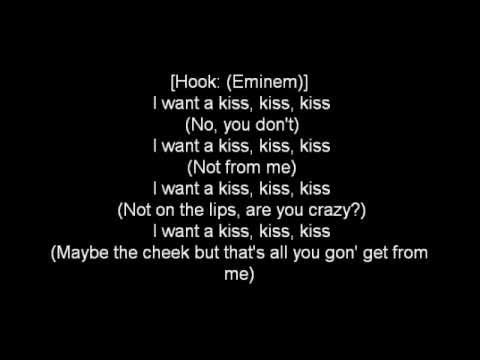 Bad Meets Evil - A Kiss - LYRICS on screen