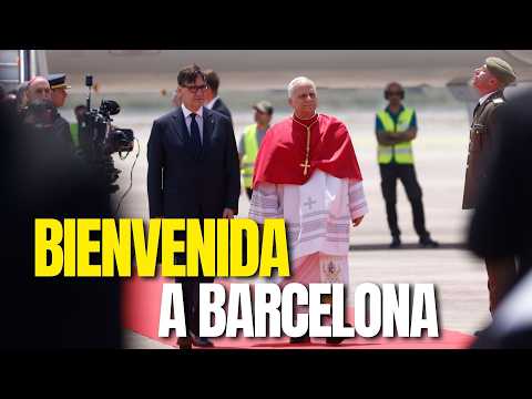 El PAPA aterriza en BARCELONA para comenzar el segundo tramo de su visita a España