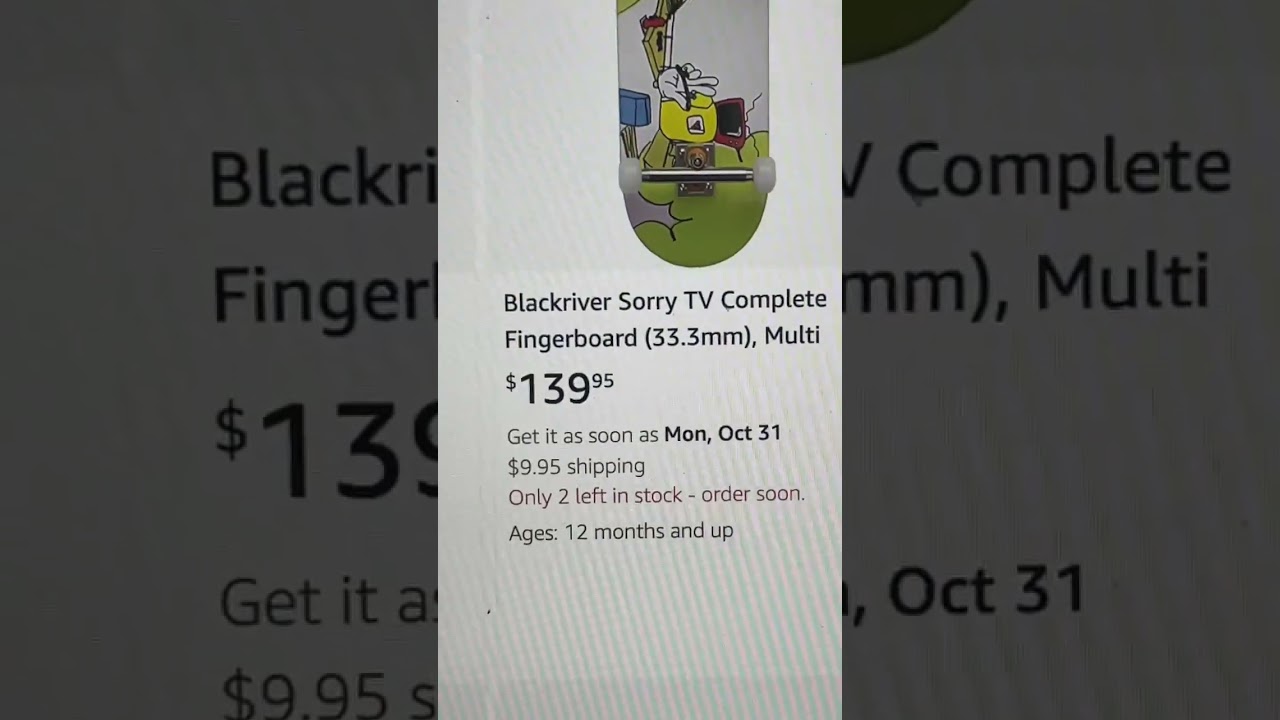 THE MOST EXPENSIVE FINGERBOARD ON AMAZON! Pt. 1 #shorts