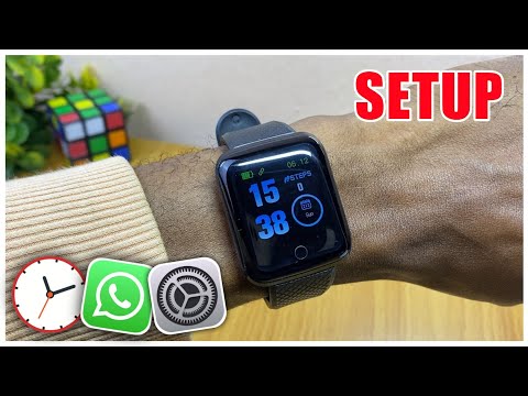 Smart Bracelet Complete Set Up - How to Set Time in Smart Bracelet