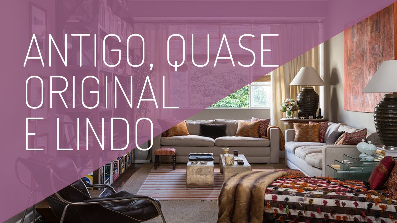 Apê antigo, sem reformas estruturais mas com uma planta ótima e uma decoração super charmosa