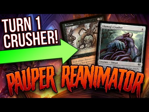 🔥 TURN 1 ULAMOG'S CRUSHER 🔥 Turbo Rakdos Reanimator — MTG Pauper Exhume Combo | Magic: The Gathering
