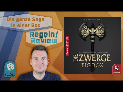 kooperative Brettspiele - Die Zwerge Big Box - Die ganze Saga in einer Box - Material/Regeln/Review