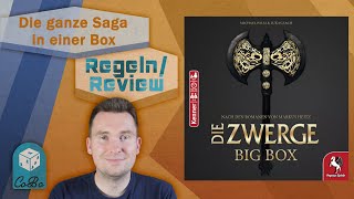 kooperative Brettspiele - Die Zwerge Big Box - Die ganze Saga in einer Box - Material/Regeln/Review