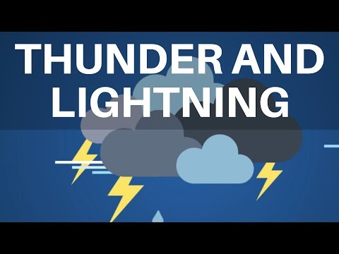 Weather Facts for Kids - What is Thunder and Lightning? - Weather for kids - What is a storm?