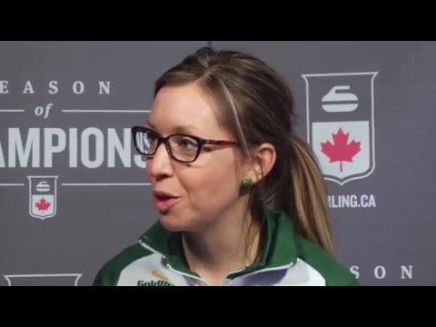 Draw 2 Media Scrum - 2016 Scotties Tournament of Hearts