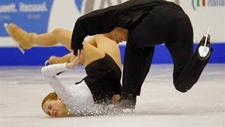 Worst of Figure Skating Couple Falls