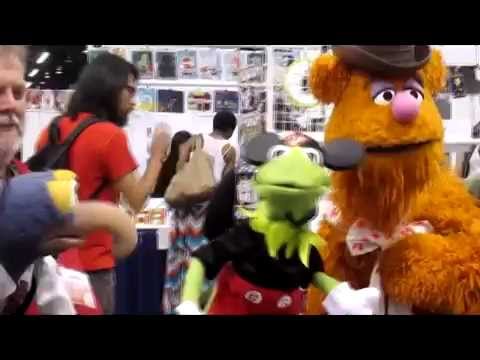 Kermit Gonzo and Fozzie discuss Disney
