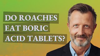 Do roaches eat boric acid tablets?