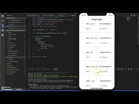 Build a cryptocurrency tracker with react native