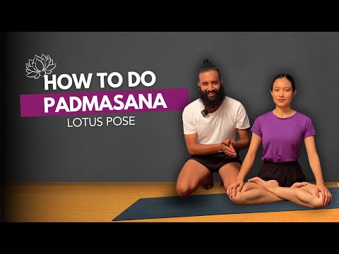 How To Do Padmasana (Lotus pose ) | Iyengar Yoga