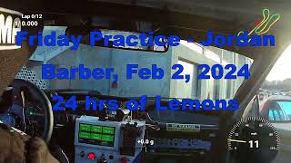 Barber Lemons Race - Friday 2 Jordan - 2024