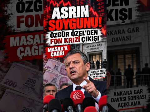 Özgür Özel “Asrın Soygunu!” #ÖzgürÖzel #Fon #MASAK #Borsa #Gündem