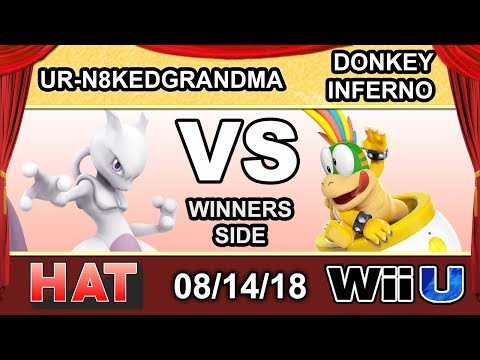 HAT 34 - Ur-n8kedgrandma (Mewtwo) Vs. yBaS | Donkey Inferno (Lemmy) Winners Quarters- Smash 4