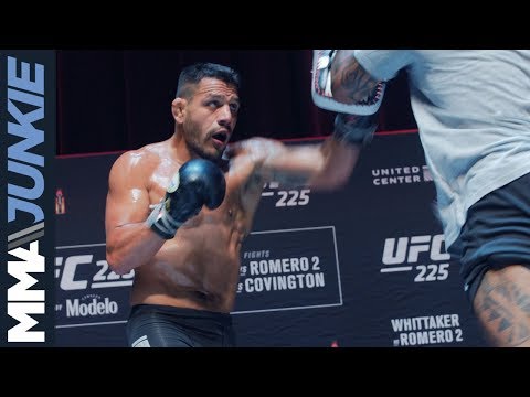 UFC 225: Rafael dos Anjos open workout