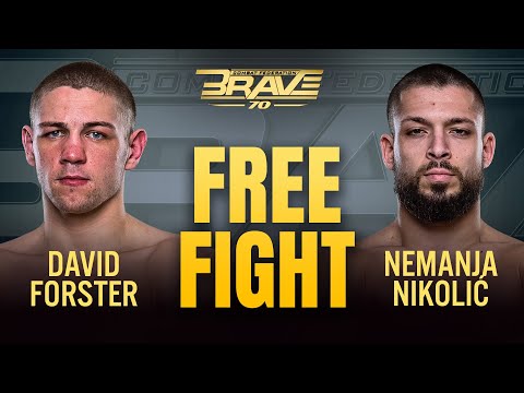 David Forster vs Nemanja Nikolic full fight