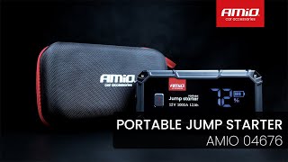 Power Banka, startovací stanice | booster 12000 mAh | 1000A USB LED | AMIO