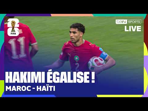 LIVE – HAKIMI égalise pour le MAROC après un gros cafouillage !