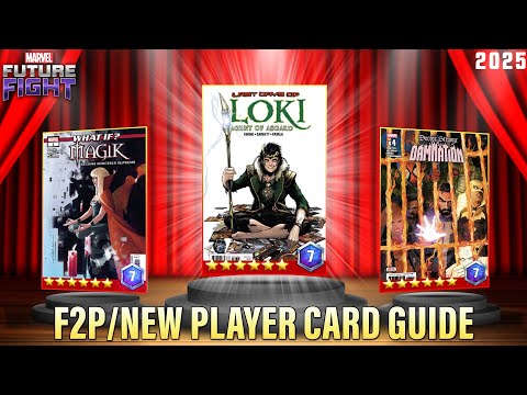BEST CARDS FOR ALL F2P AND NEW PLAYERS IN MARVEL FUTURE FIGHT | CARD GUIDE #1