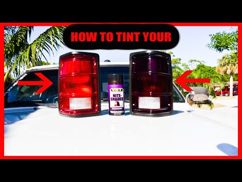 (Simplest Way) How To Tint Your Tail Lights | VHT Nite Shades