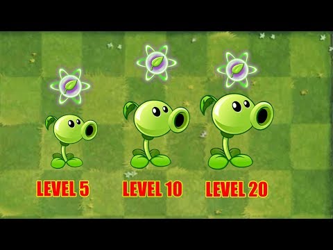 Plants vs Zombies 2 Peashooter Power-Up! Level 5 10 20 in Ancient Egypt