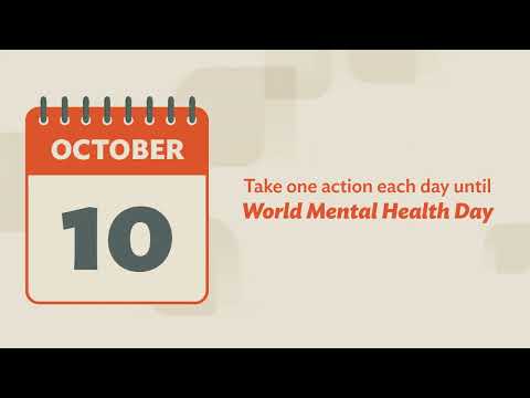 10 for 10/10: 10 Ways to Take Action this World Mental Health Day