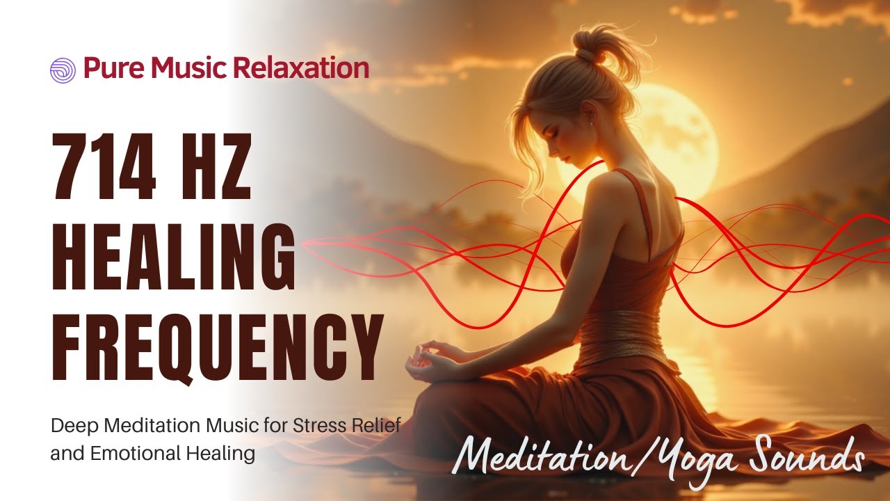 714 Hz Healing Frequency | Deep Meditation Music for Stress Relief and Emotional Healing
