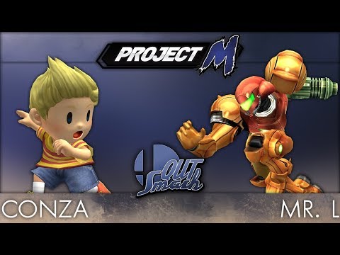 QUT Smash 4 Project M  - WR2 - Mr. L (Samus) vs Conza (Lucas)